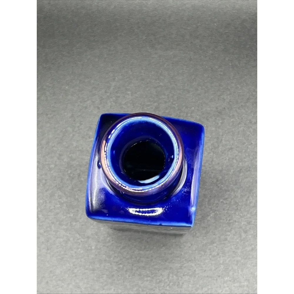 Vintage Small Cobalt Bud Vase - Made in Japan - Hand Painted Kutani‎ Porcelain